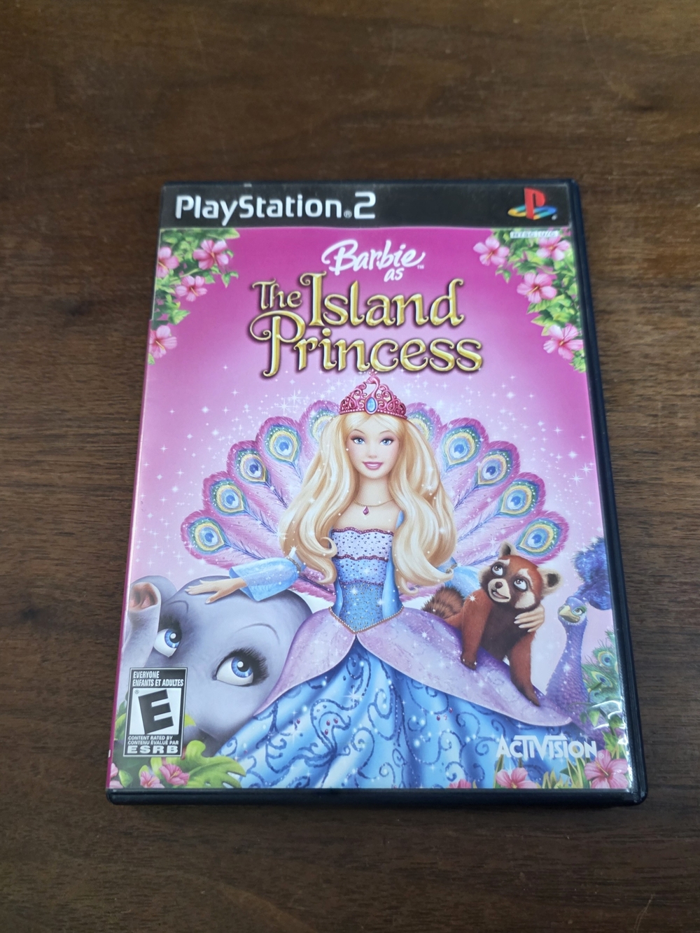 Sony Ps2 Pink Barbie The Island Princess Game Cib
